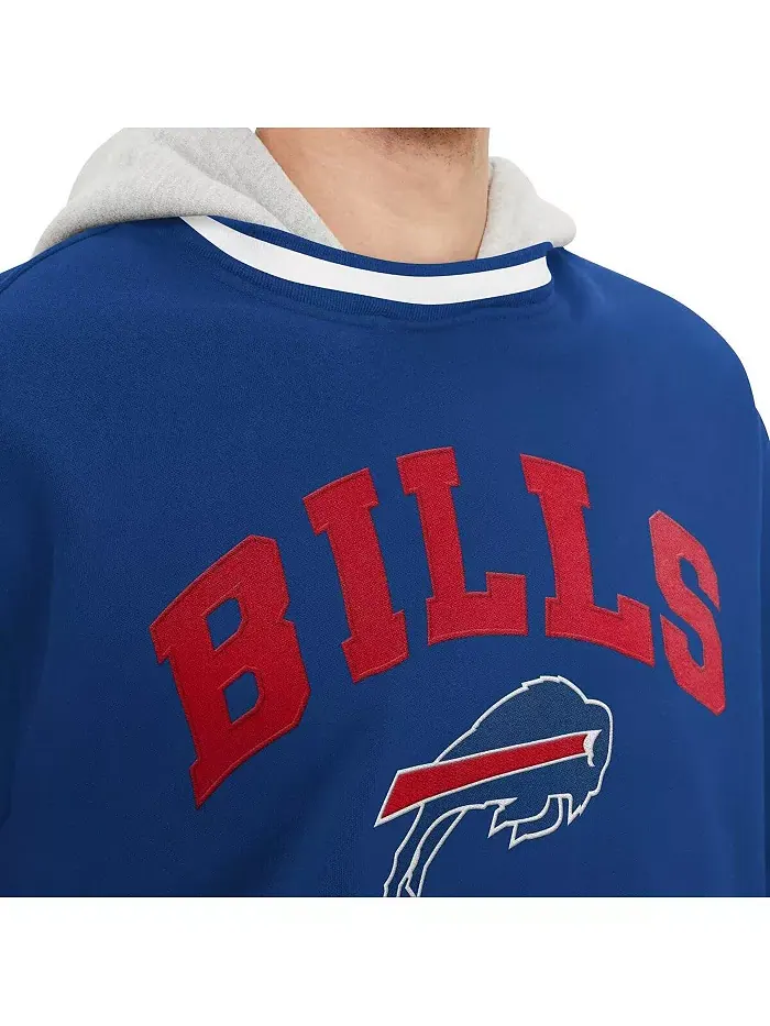 Мужская модная толстовка с капюшоном Royal Buffalo Bills Ivan Tommy Hilfiger — изображение 3 из 3