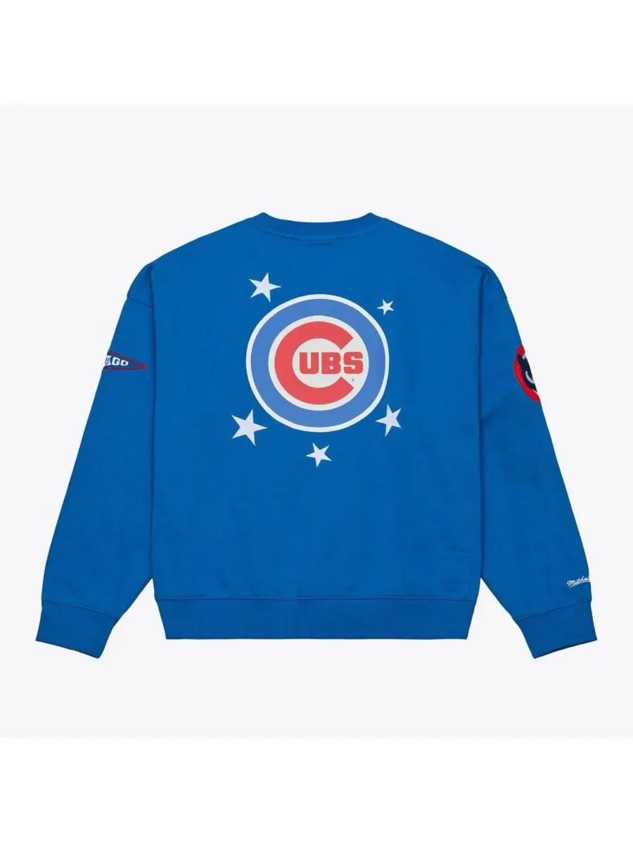 Женская толстовка Royal Chicago Cubs для поддержки бейсбольной команды Mitchell & Ness — изображение 2 из 5, королевский