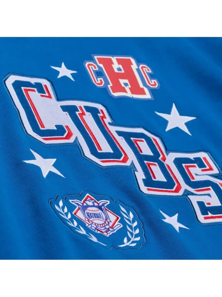 Женская толстовка Royal Chicago Cubs для поддержки бейсбольной команды Mitchell & Ness — изображение 5 из 5, королевский