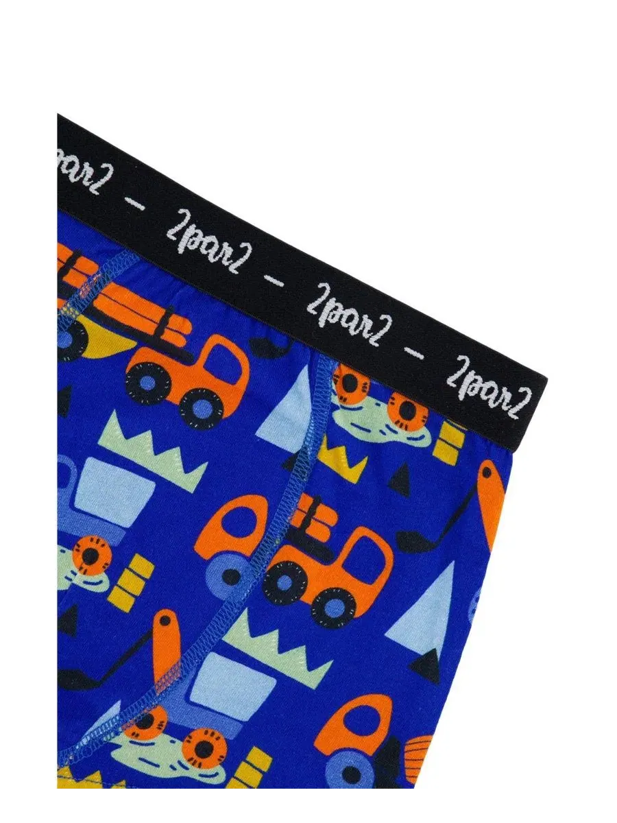 Комплект из 3 боксеров с принтом, модель Holiday Prints Deux par Deux, Fun Print — изображение 5 из 5