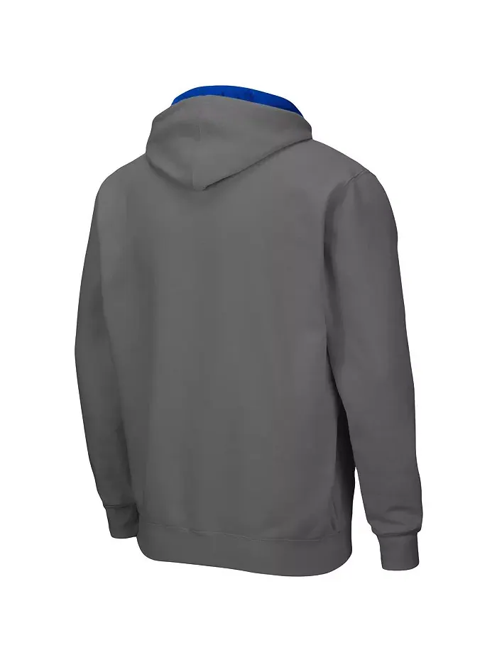 Мужская толстовка с молнией Florida Gators Big and Tall цвета древесного угля Colosseum — изображение 3 из 3