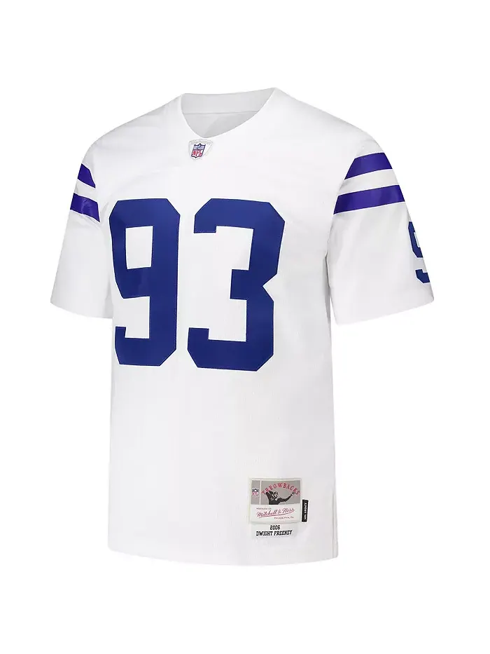 Мужская реплика джерси Indianapolis Colts 2006 Legacy, белая, Dwight Freeney Mitchell & Ness — изображение 3 из 3