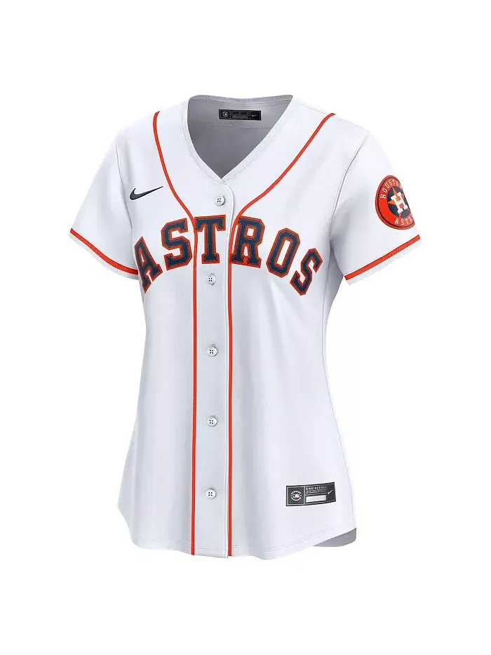 Женская белая футболка Houston Astros Home Limited Nike — изображение 2 из 3