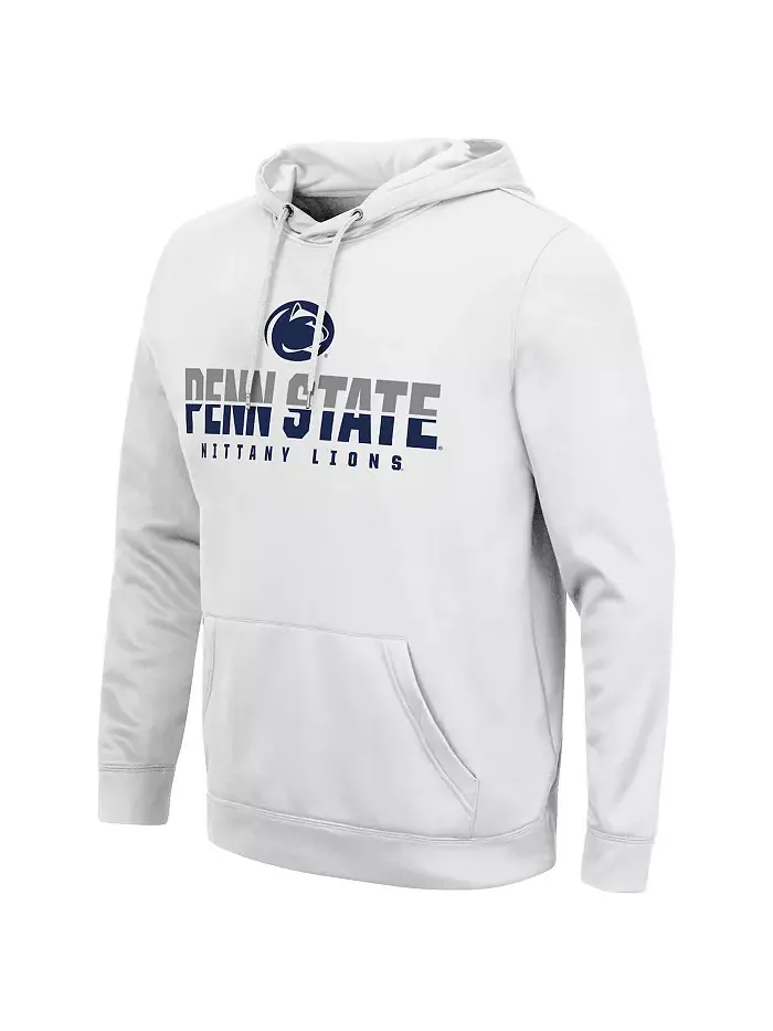 Мужская белая толстовка Penn State Nittany Lions Lantern с капюшоном Colosseum — изображение 2 из 3