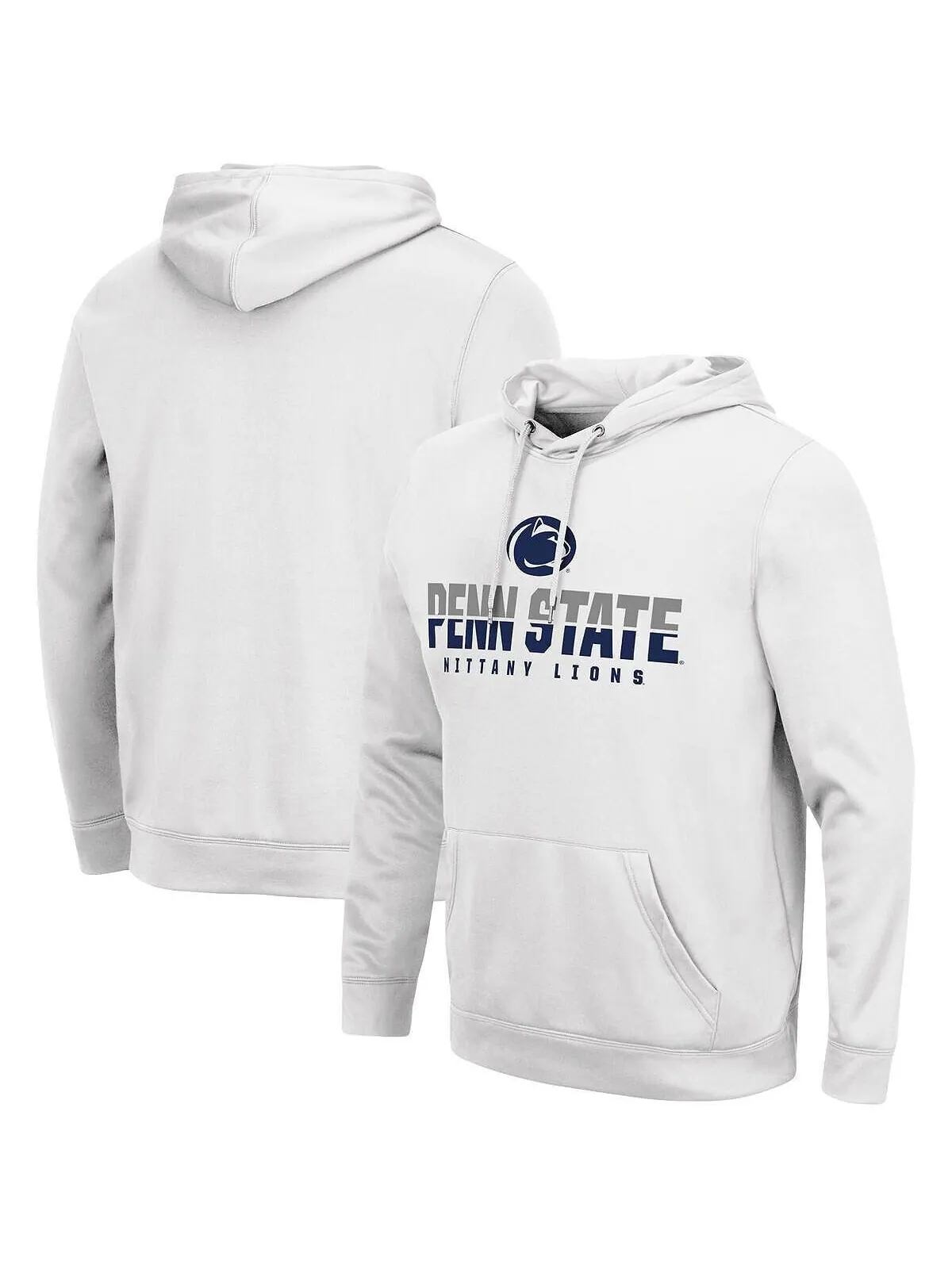 Мужской белый пуловер с капюшоном Penn State Nittany Lions Lantern Colosseum — изображение 1 из 3