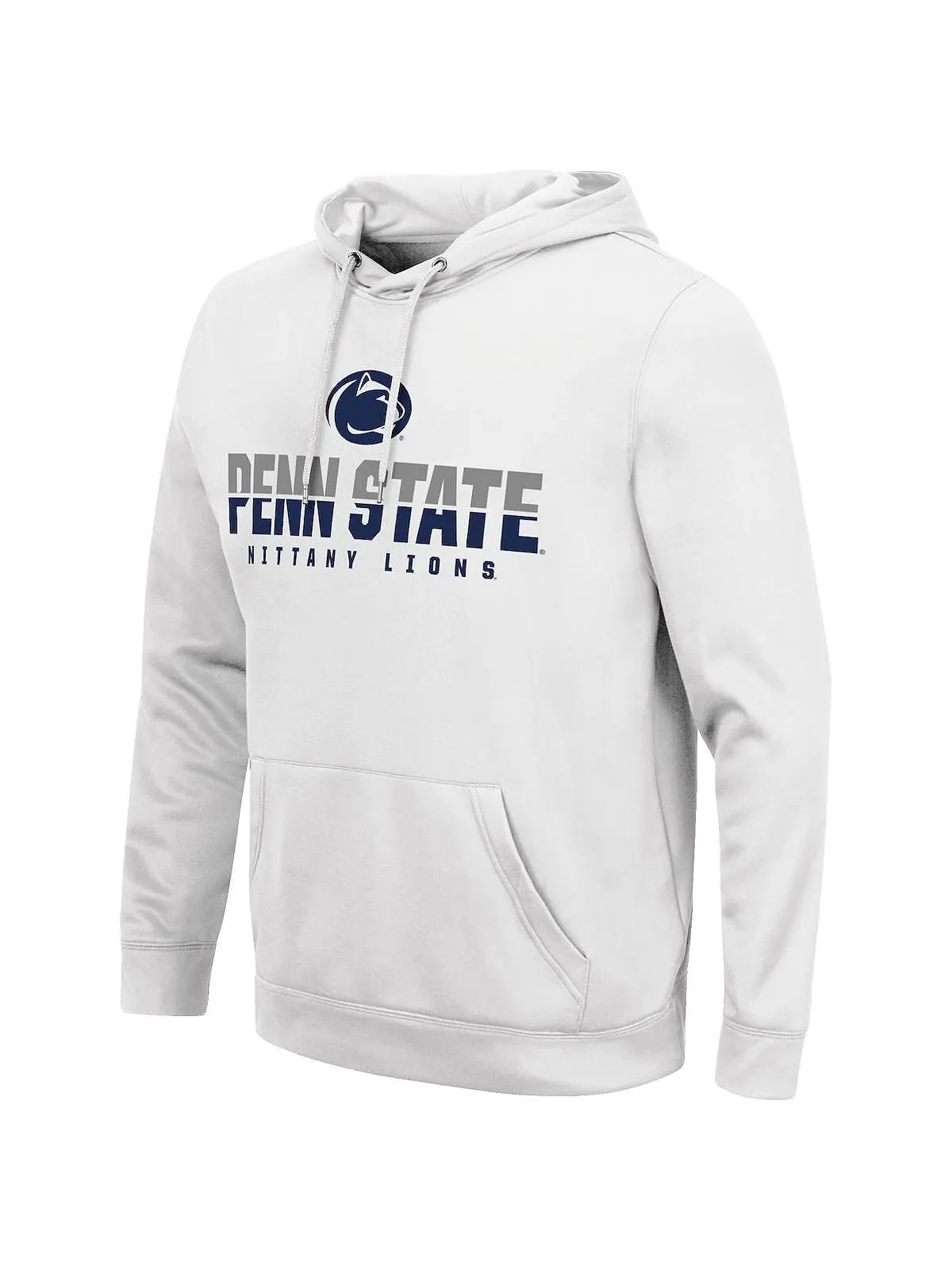 Мужской белый пуловер с капюшоном Penn State Nittany Lions Lantern Colosseum — изображение 2 из 3