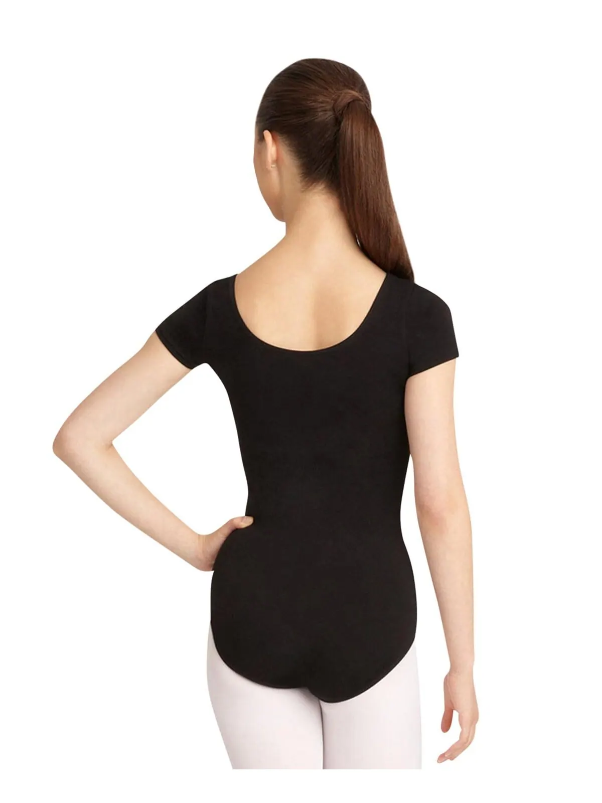 Купальник с коротким рукавом Capezio — изображение 3 из 5, фиолетовый