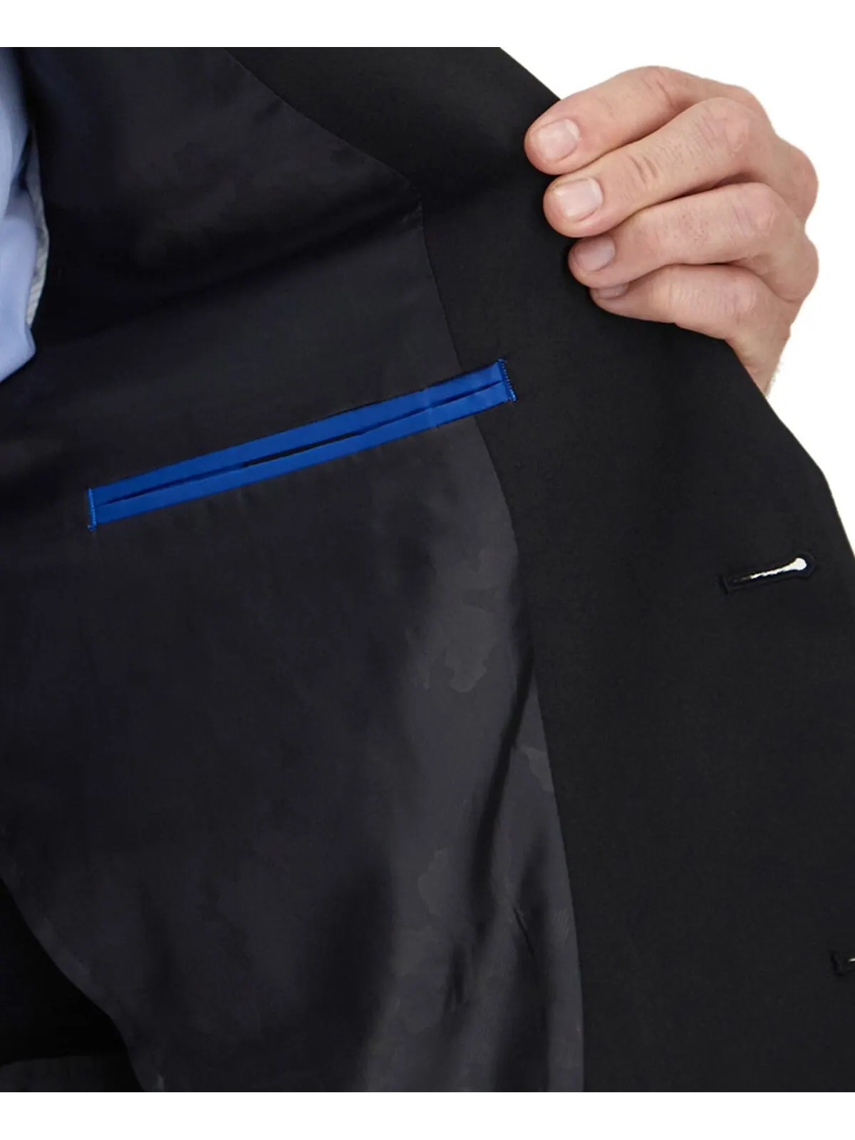 Мужской костюм Smart Wash Tech Suit классической посадки, раздельный Haggar — изображение 9 из 9, черный