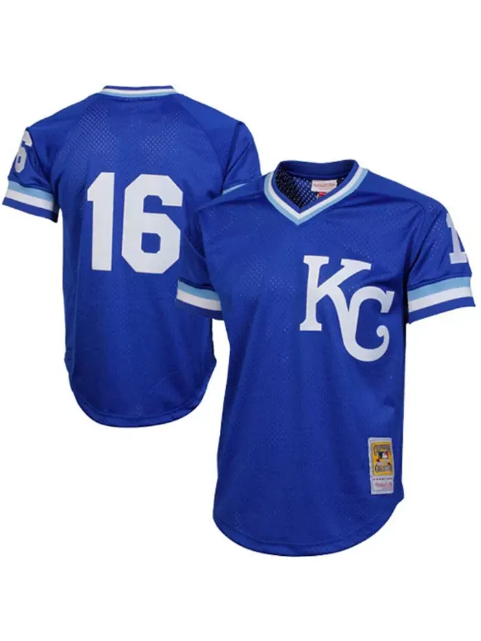 Мужская бейсбольная майка Bo Jackson Kansas City Royals Royal 1989 Authentic Cooperstown Collection