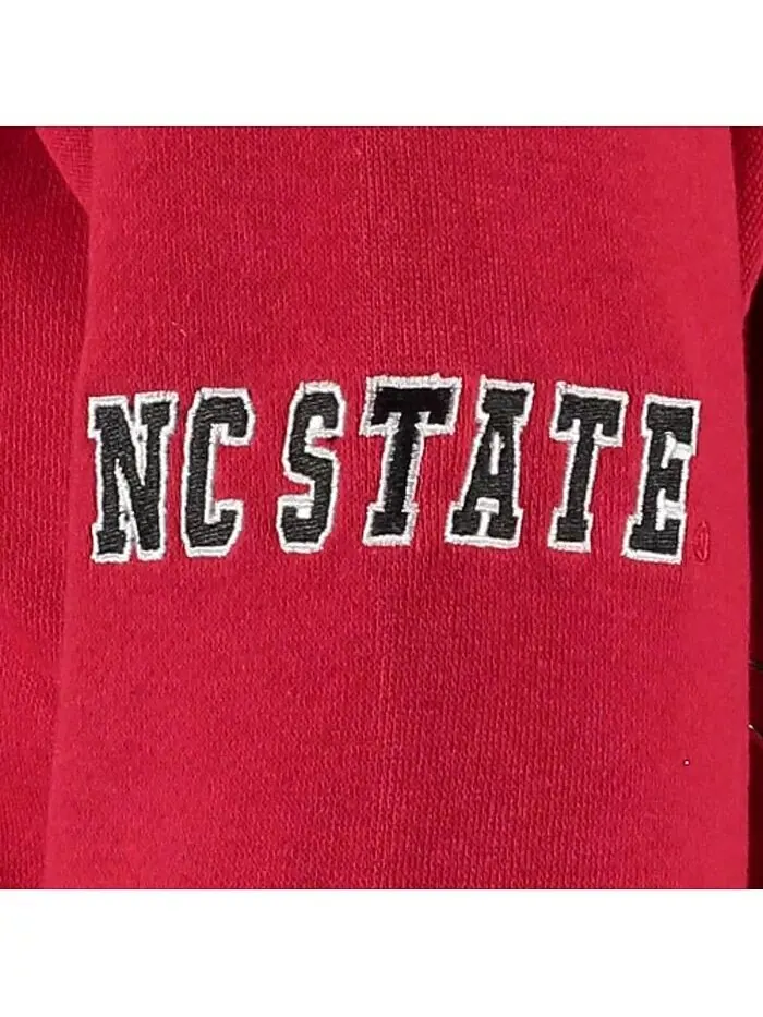 Женский красный пуловер с капюшоном и большим логотипом NC State Wolfpack Stadium Athletic — изображение 3 из 3