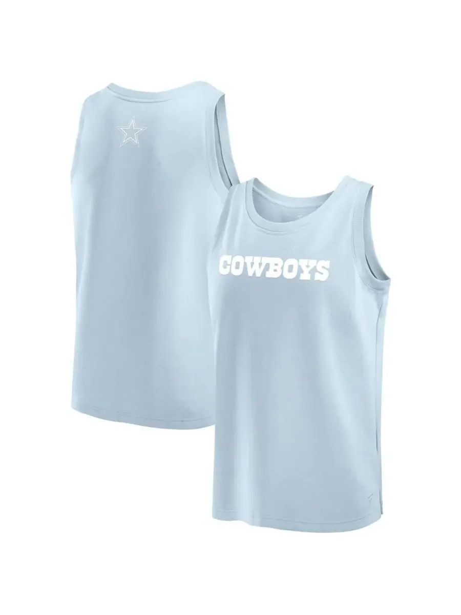 Fanatics Мужская светло-голубая майка с символикой команды Dallas Cowboys Elements — изображение 1 из 3, светлый синий