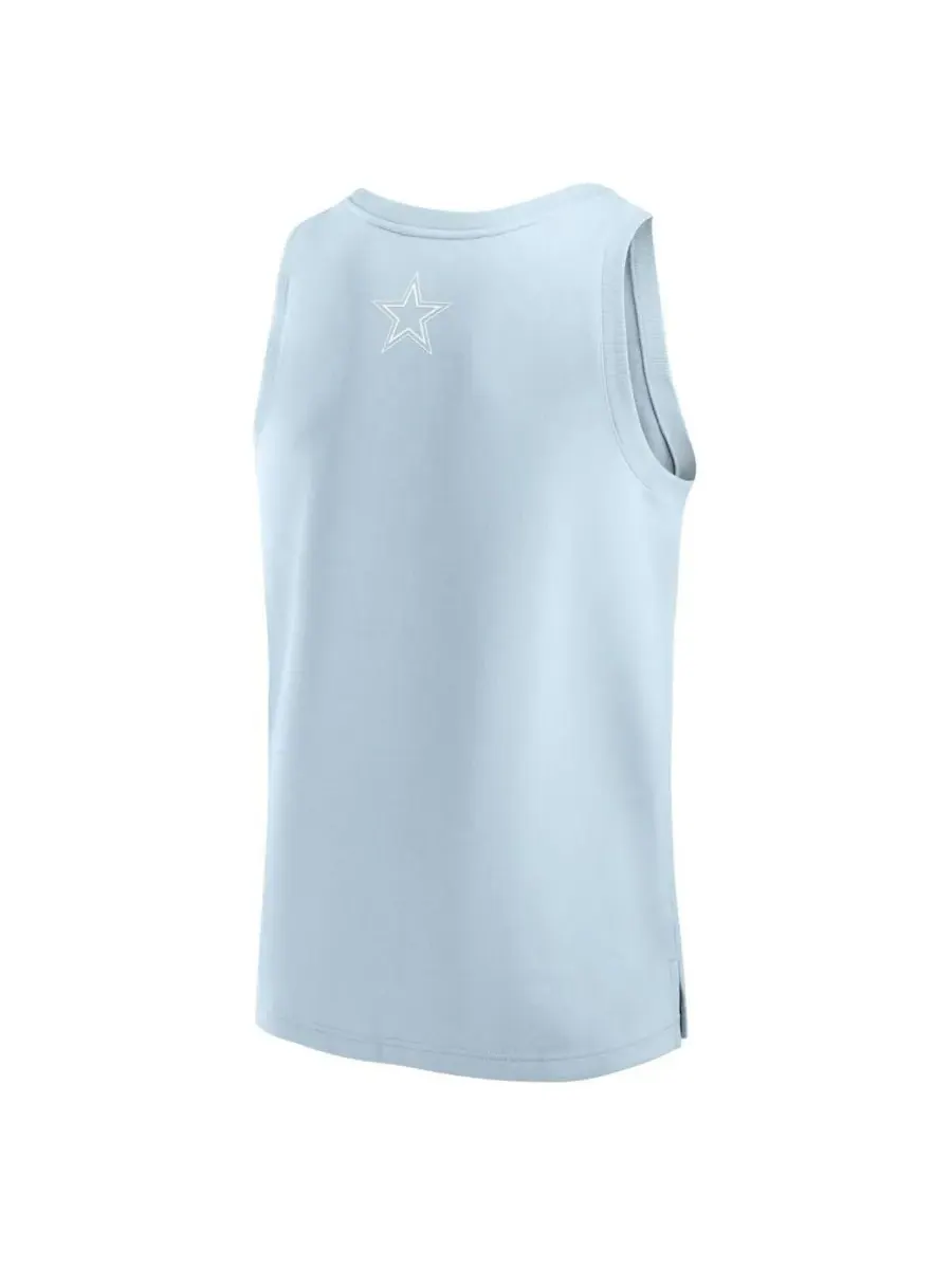 Fanatics Мужская светло-голубая майка с символикой команды Dallas Cowboys Elements — изображение 3 из 3, светлый синий
