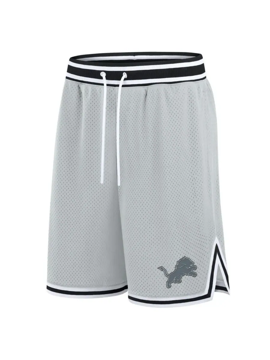 Fanatics Мужские серебристые шорты Detroit Lions Elements Future Ground Shorts — изображение 3 из 3, серебряный