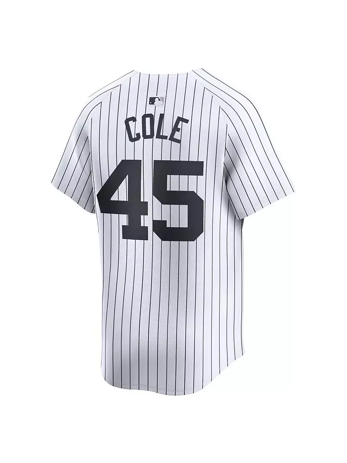 Мужская белая лимитированная джерси игрока Gerrit Cole New York Yankees для домашних матчей Nike — изображение 2 из 3
