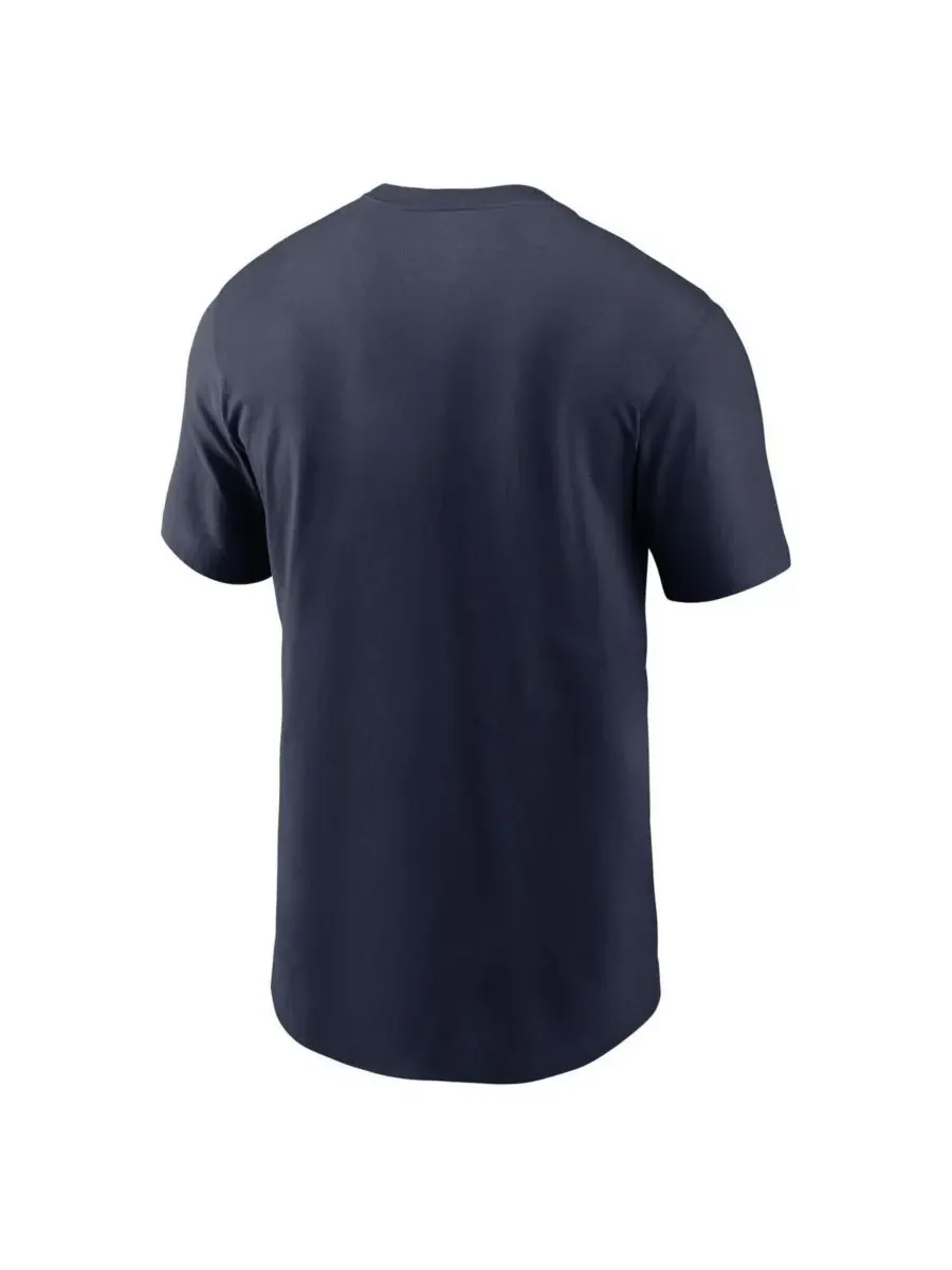Nike Мужская футболка с логотипом команды Seattle Seahawks Primetime Wordmark — изображение 2 из 3, темно-синий