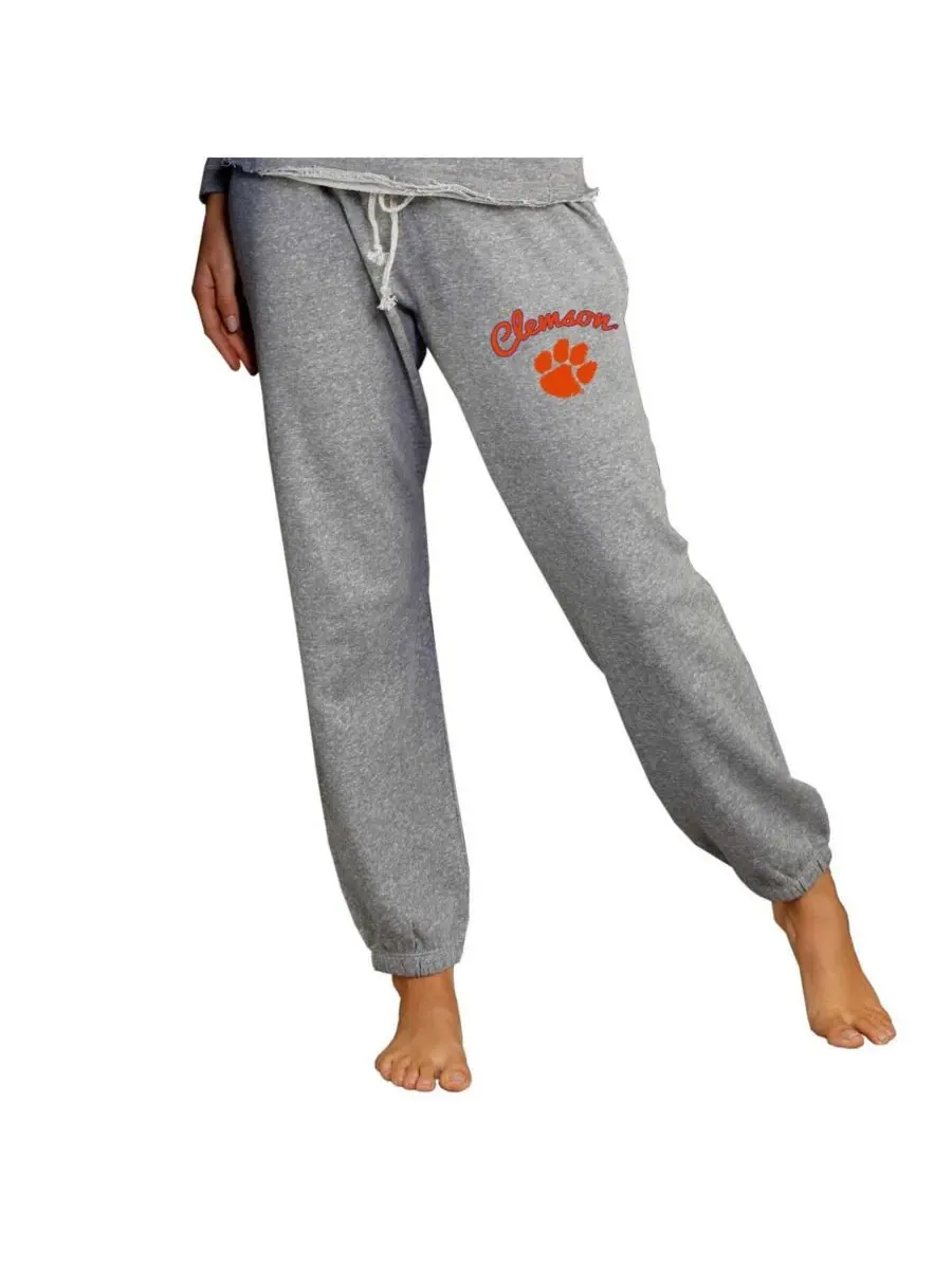 Concepts Sport Женские серые трикотажные спортивные брюки Clemson Tigers — изображение 1 из 1, серый