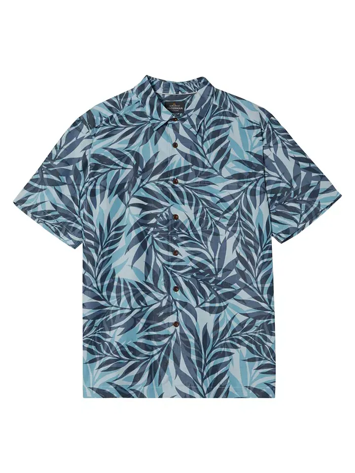 Quiksilver Мужская рубашка с коротким рукавом Shoreline Quiksilver Waterman — изображение 1 из 3