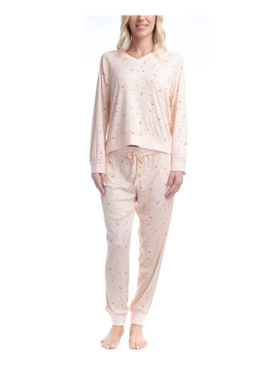 Женский пижамный комплект Sandy Sundown Ocean Pacific, Peach Celestial — без цвета