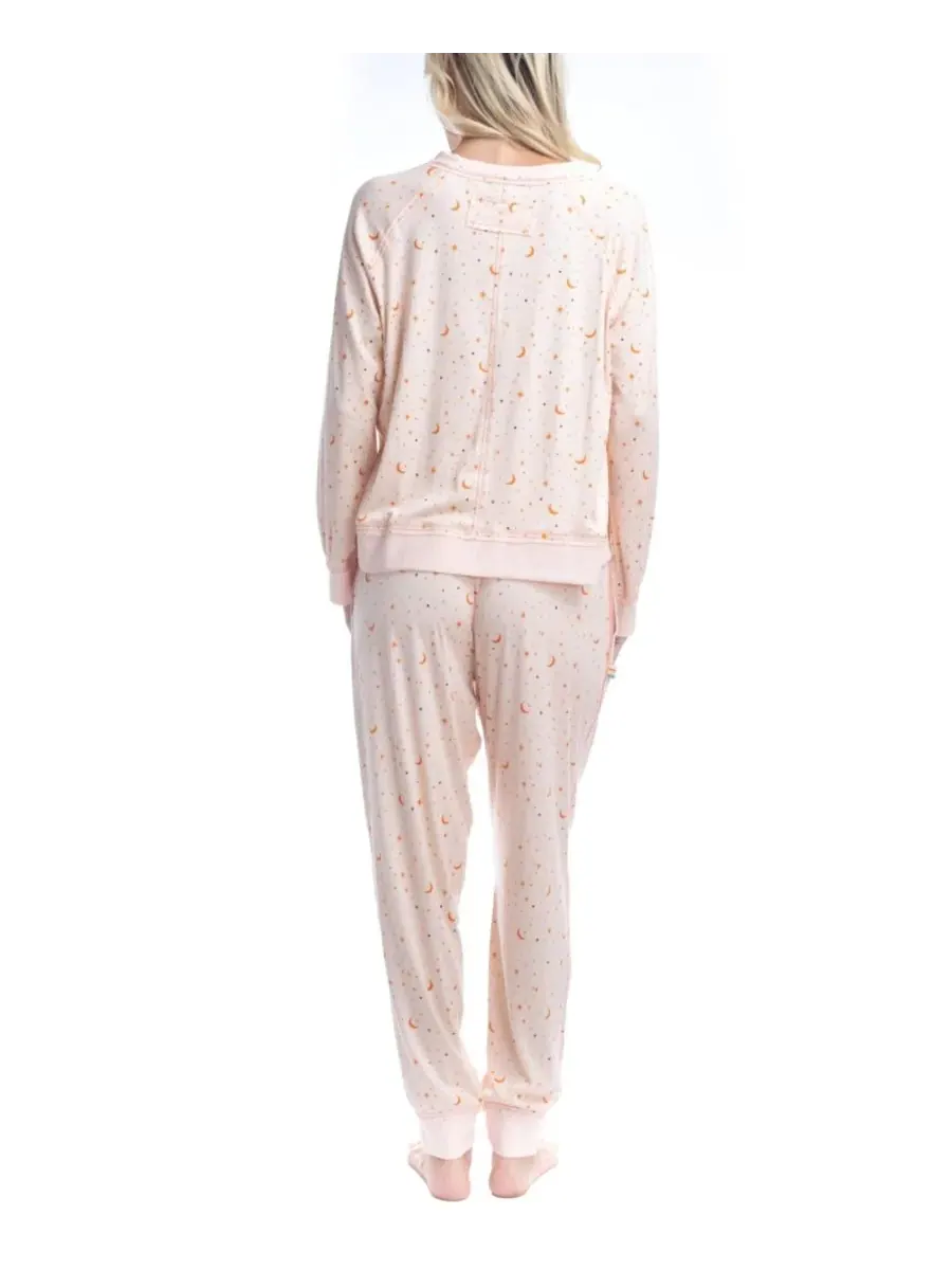 Женский пижамный комплект Sandy Sundown Ocean Pacific, Peach Celestial — изображение 3 из 3