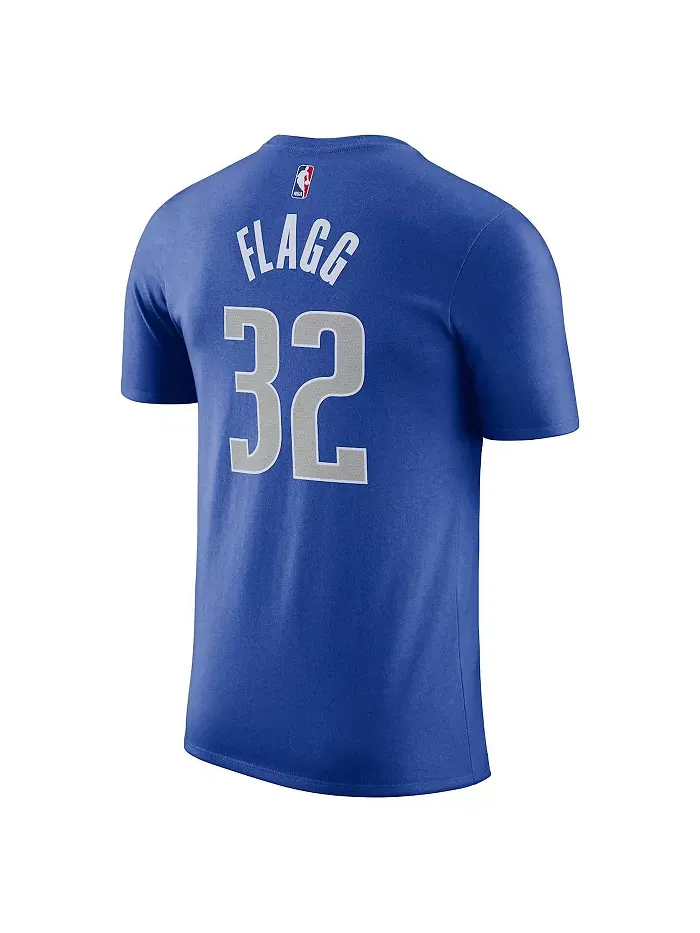 Мужская футболка Cooper Flagg синяя Dallas Mavericks 2025 NBA Draft с именем и номером Nike — изображение 3 из 3
