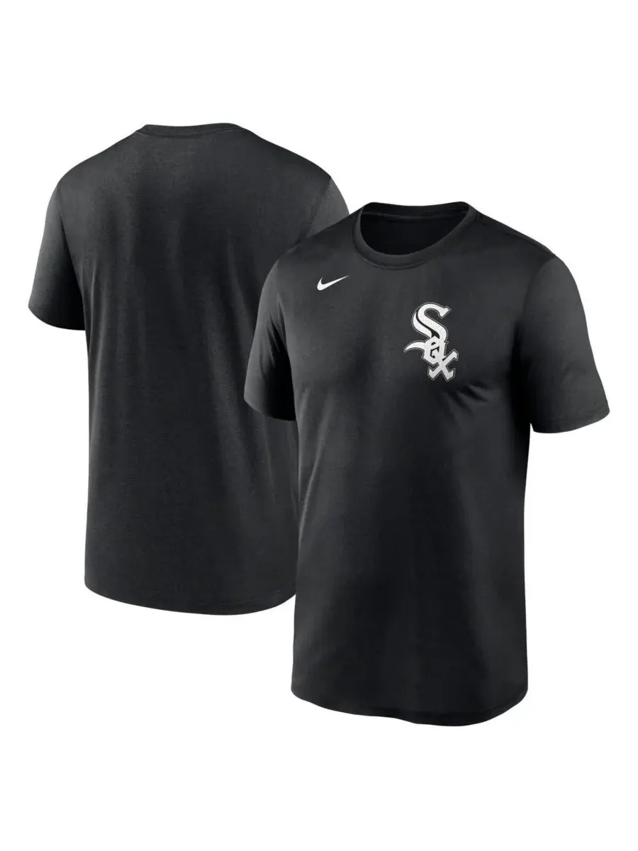 Nike Мужская черная футболка Chicago White Sox Fuse Legend — изображение 1 из 3, черный