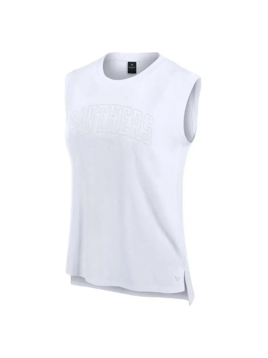 Fanatics Женская белая майка Carolina Panthers Studio Gym — изображение 3 из 3, белый