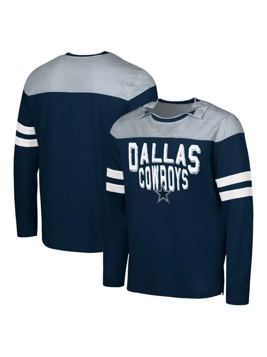 G-III Sports by Carl Banks Мужская футболка с длинным рукавом Dallas Cowboys Adaptive Hail Mary
