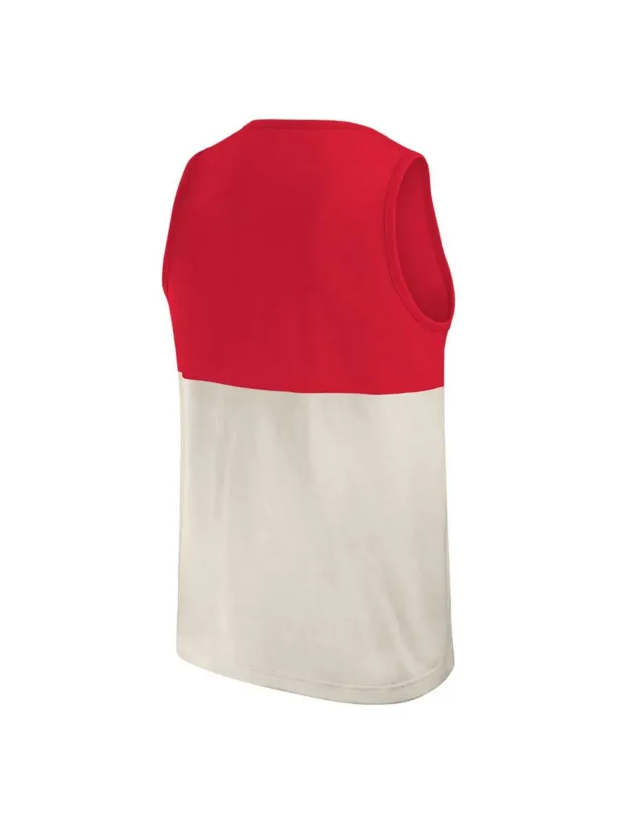 Fanatics Мужская майка Darius Rucker Collection Red Cincinnati Reds Color Block Tank Top — изображение 3 из 3, красный