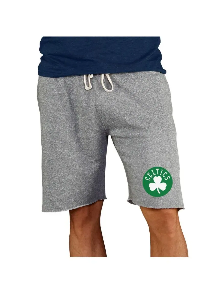 Мужские серые шорты Boston Celtics Mainstream Terry Shorts Concepts Sport — изображение 1 из 1, серый
