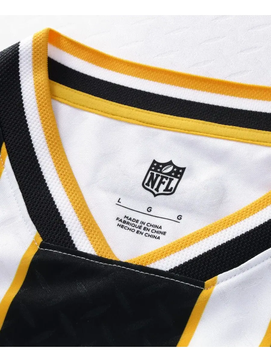 Футболка-джерси с v-образным вырезом Pittsburgh Steelers Football x Football Fanatics — изображение 2 из 5, белый