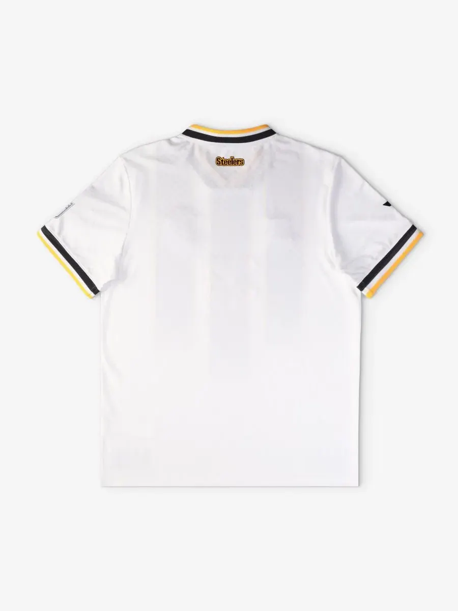 Футболка-джерси с v-образным вырезом Pittsburgh Steelers Football x Football Fanatics — изображение 5 из 5, белый