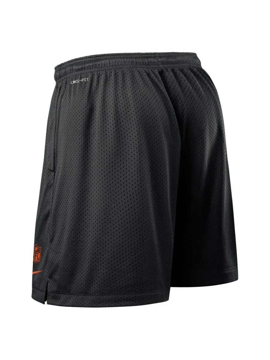 Nike Мужские черные двусторонние спортивные шорты с символикой команды Cincinnati Bengals — изображение 3 из 4, черный