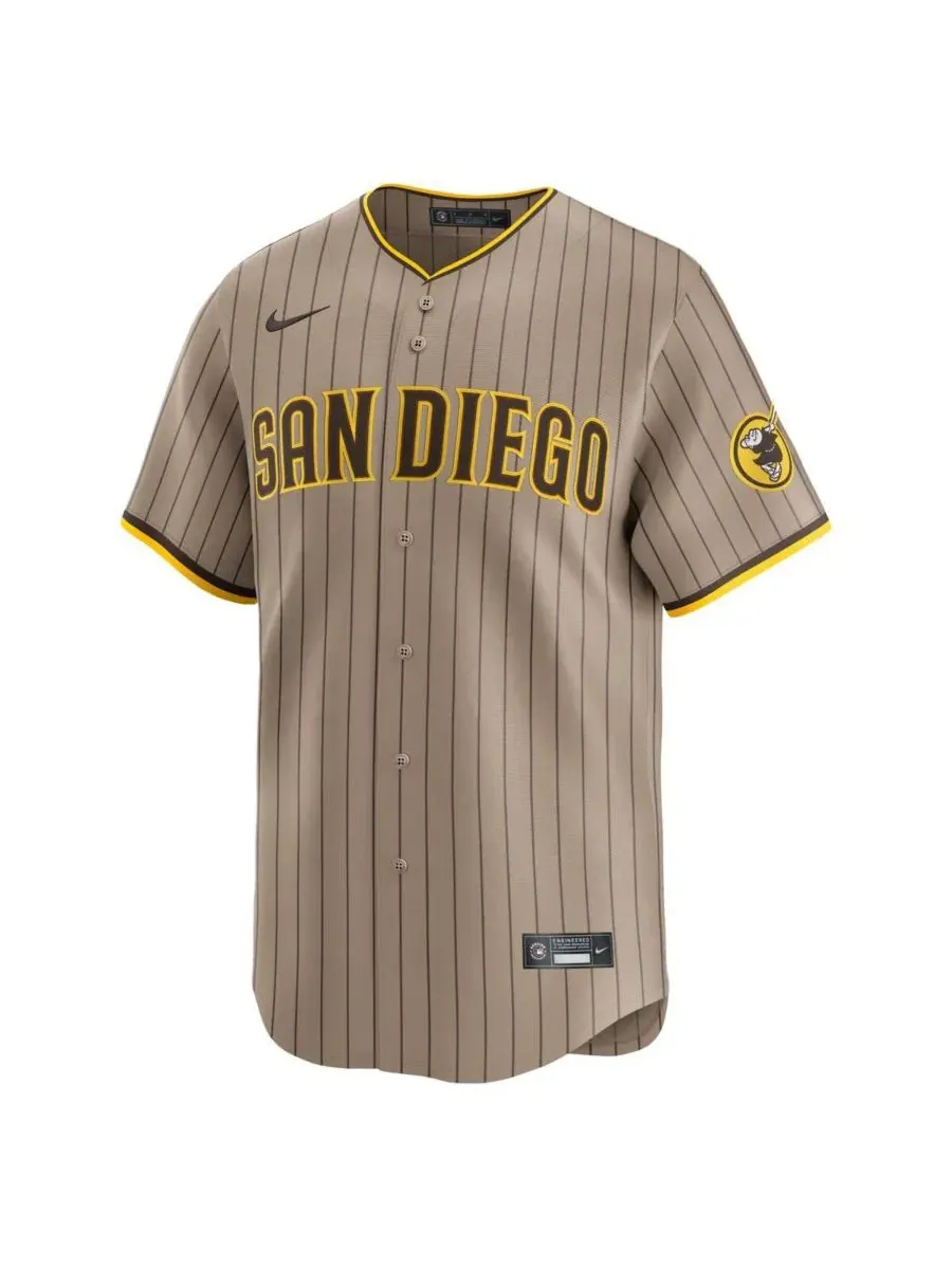 Мужская футболка Fernando Tatis Jr. Khaki San Diego Padres Alternate Limited Player Jersey Nike — изображение 2 из 3, хаки