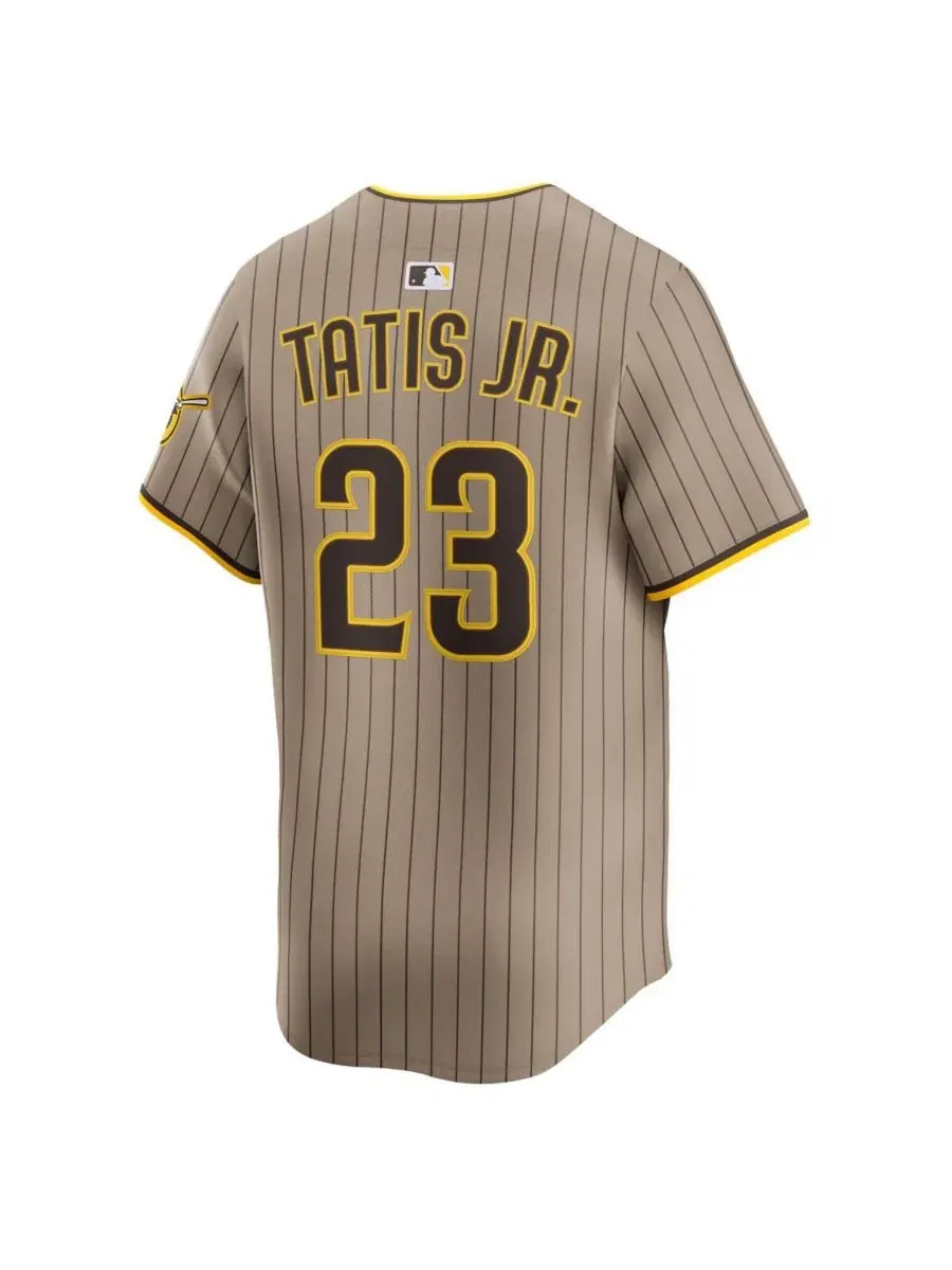 Мужская футболка Fernando Tatis Jr. Khaki San Diego Padres Alternate Limited Player Jersey Nike — изображение 3 из 3, хаки