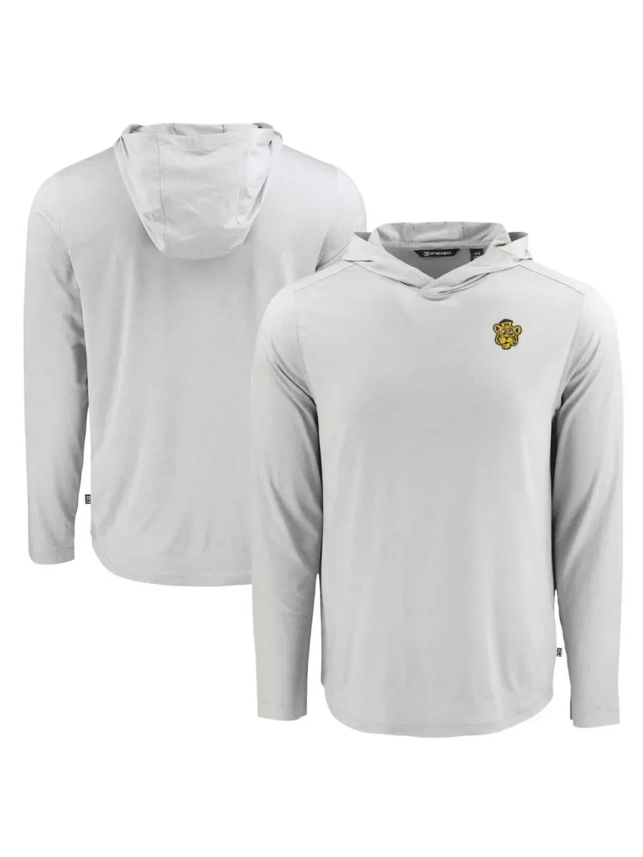 Худи с капюшоном с длинным рукавом Missouri Tigers Coastline Epic Comfort Eco Cutter & Buck — изображение 1 из 3, серый