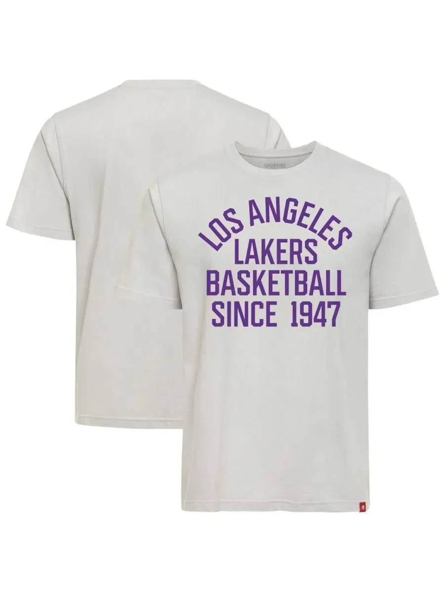 Футболка с длинным рукавом Los Angeles Lakers Genuine Issue Collection Duke Sportiqe — изображение 1 из 3, серый