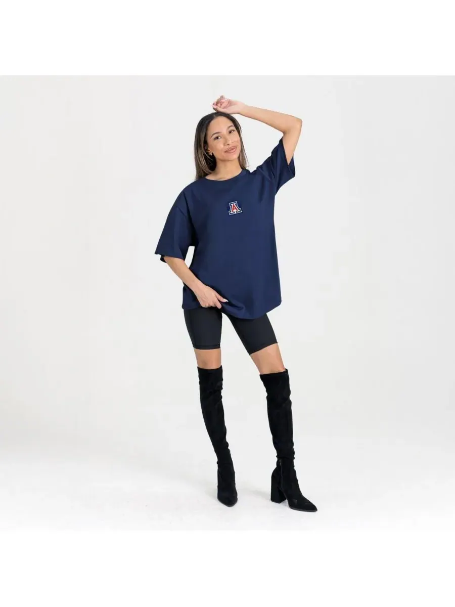 Gameday Couture Женская футболка оверсайз Arizona Wildcats темно-синего цвета с надписью Back at Ya — изображение 3 из 5