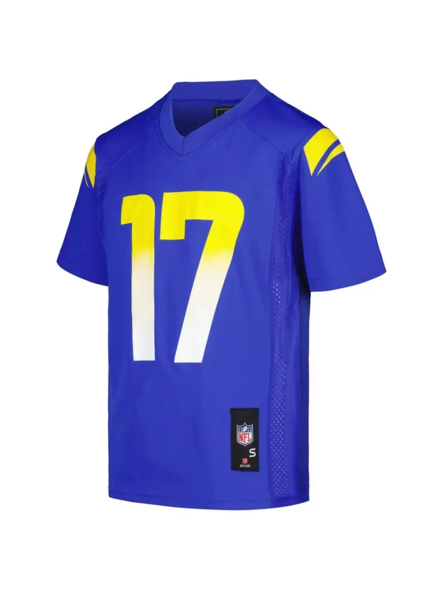 Детская футболка с длинным рукавом Puka Nacua Los Angeles Rams Outerstuff — изображение 3 из 3, королевский