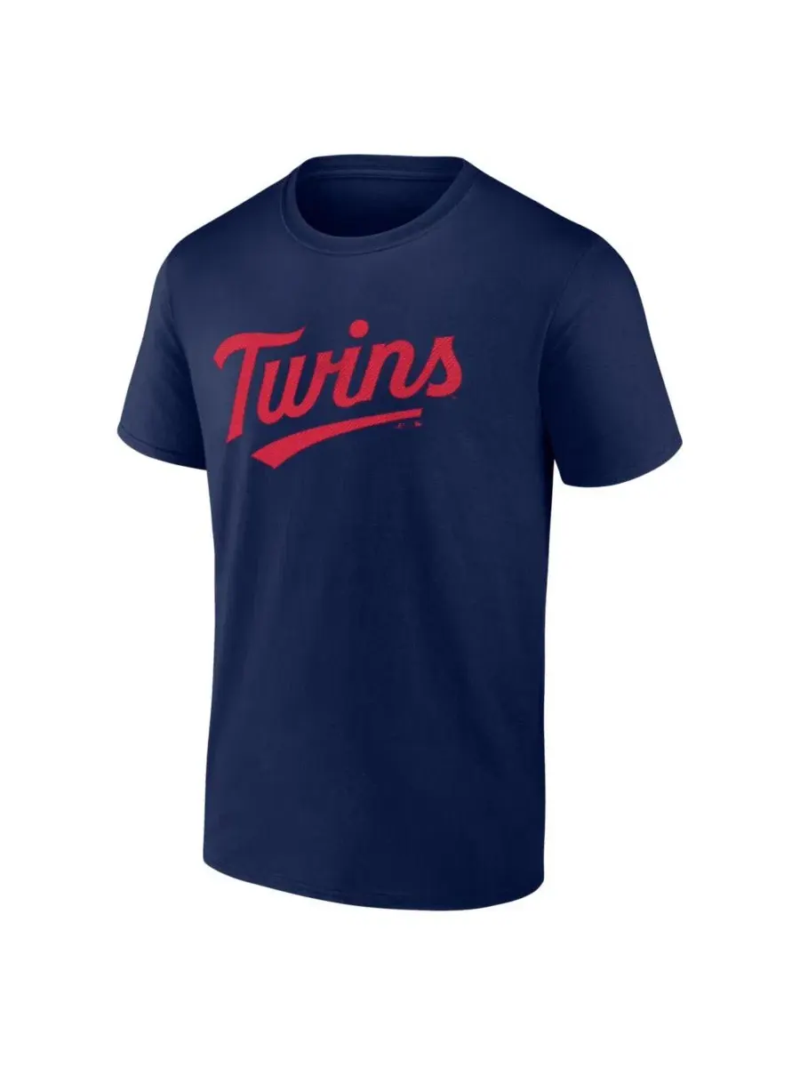 Футболка с длинным рукавом с принтом Minnesota Twins Logo Athletic — изображение 2 из 3, темно-синий