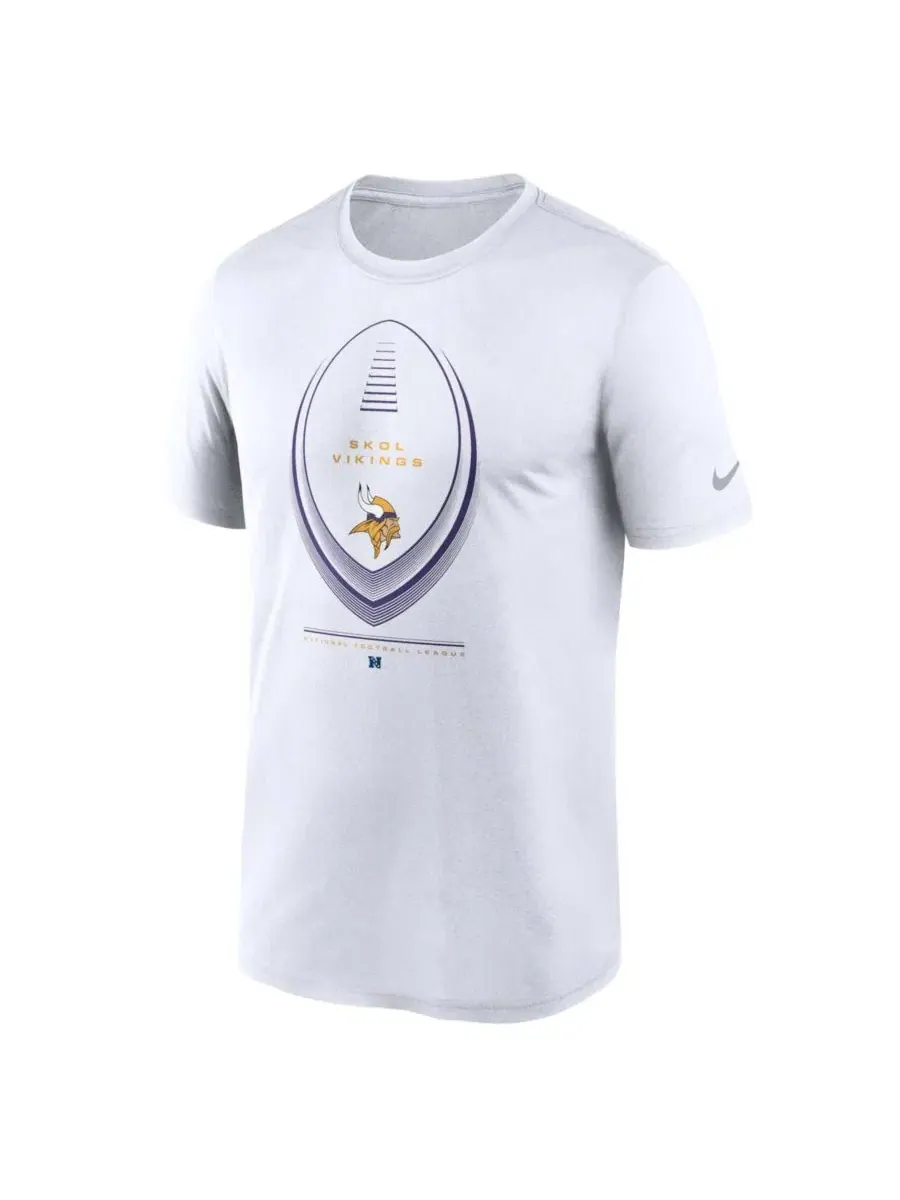 Мужская футболка Nike Minnesota Vikings Legend Icon Dri-FIT — изображение 2 из 5, белый
