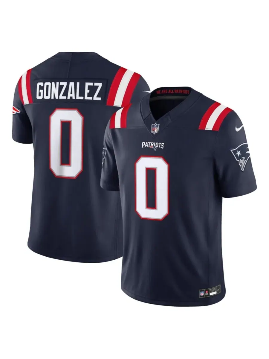Мужская футболка с длинным рукавом Christian Gonzalez Vapor F.U.S.E. Stitched Limited Jersey Nike — изображение 1 из 3