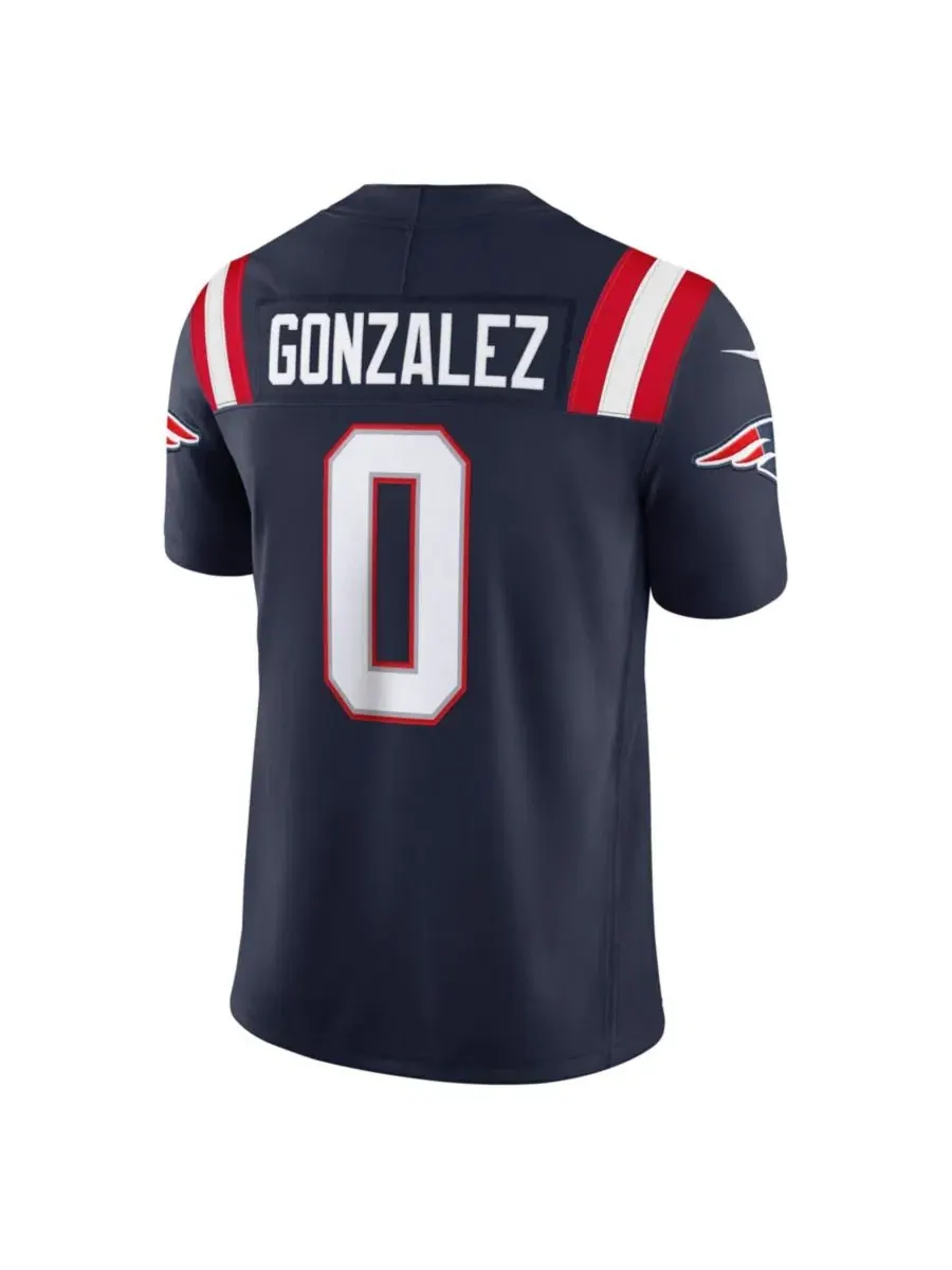 Мужская футболка с длинным рукавом Christian Gonzalez Vapor F.U.S.E. Stitched Limited Jersey Nike — изображение 2 из 3