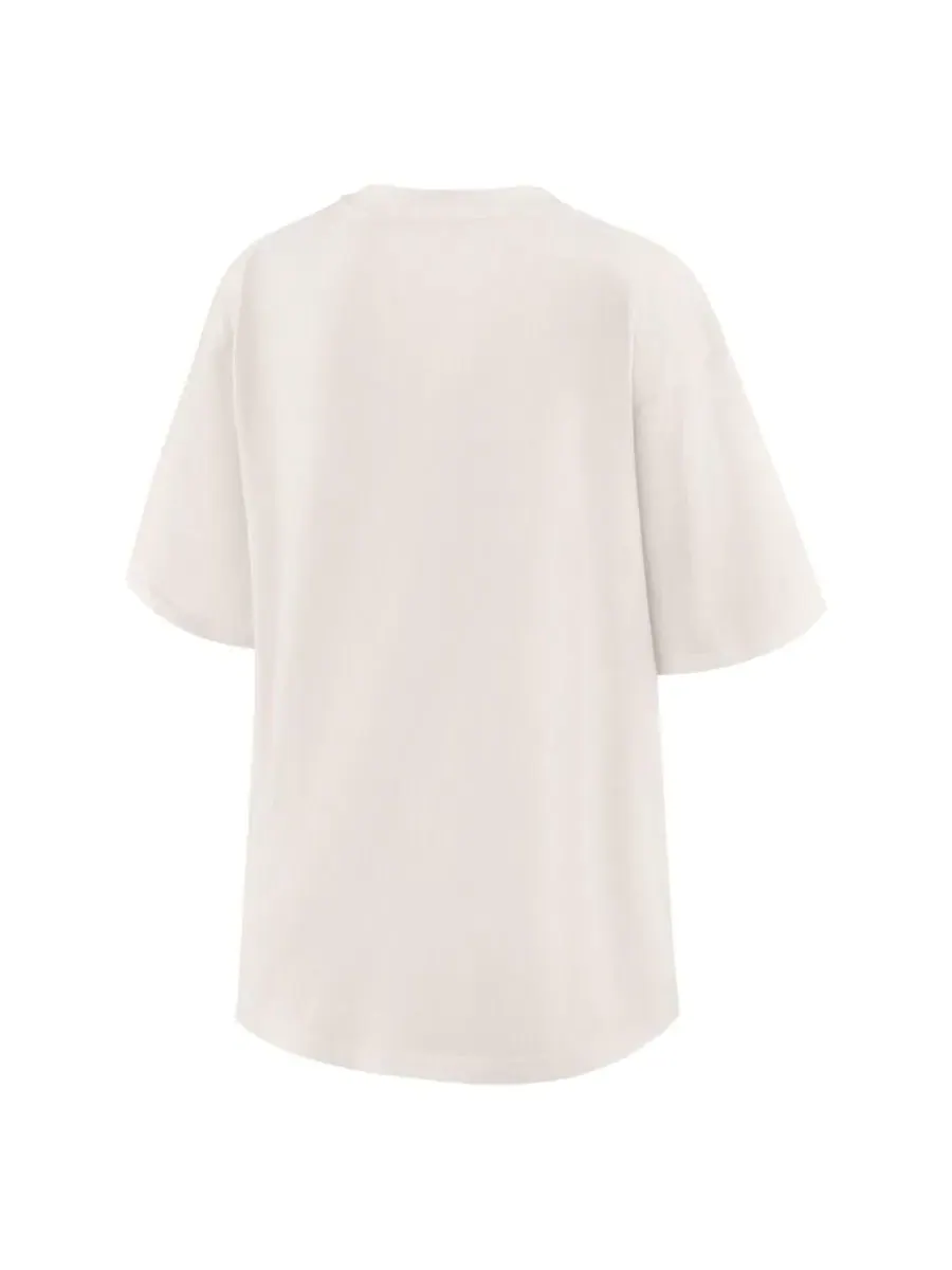 Футболка с принтом New York Knicks Peached Vintage WEAR by Erin Andrews — изображение 3 из 3, белый