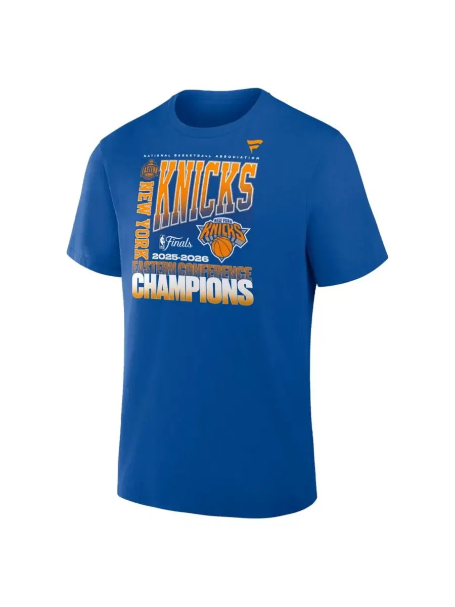 Футболка с длинным рукавом 2026 Eastern Conference Champions Stacked Block Fanatics — изображение 2 из 3, королевский