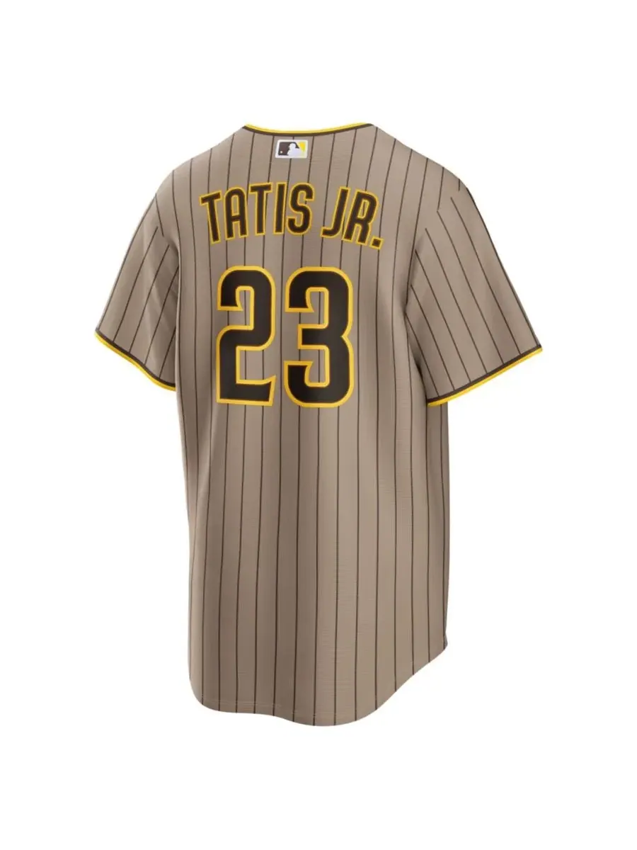 Мужская реплика джерси Fernando Tatis Jr. Sand San Diego Padres Alternate Nike — изображение 3 из 5, хаки