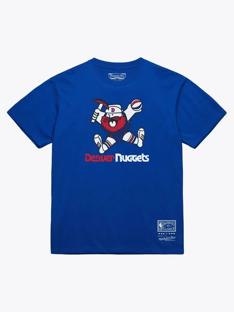 Футболка с принтом Hardwood Classics Arch Mitchell & Ness — изображение 1 из 2, королевский