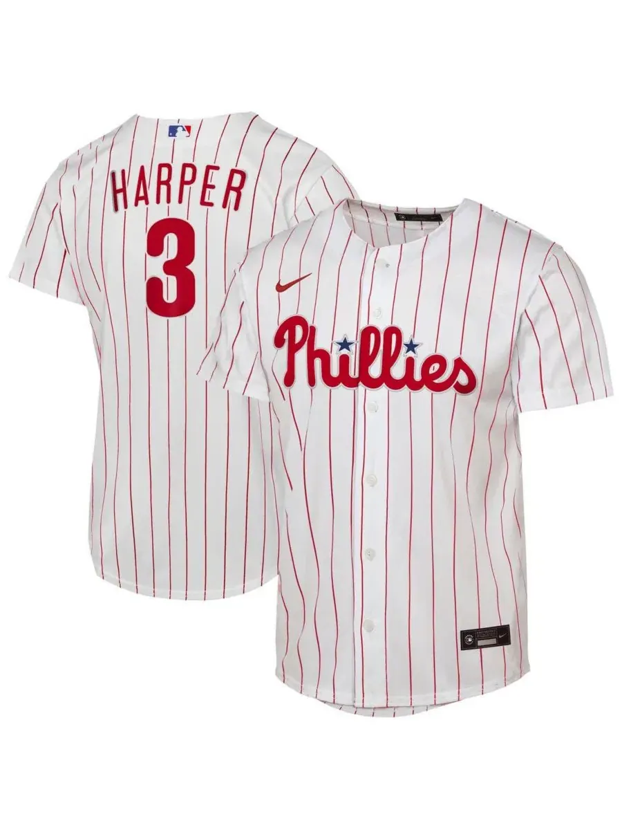Домашняя футболка Nike Bryce Harper Philadelphia Phillies — изображение 1 из 3, белый