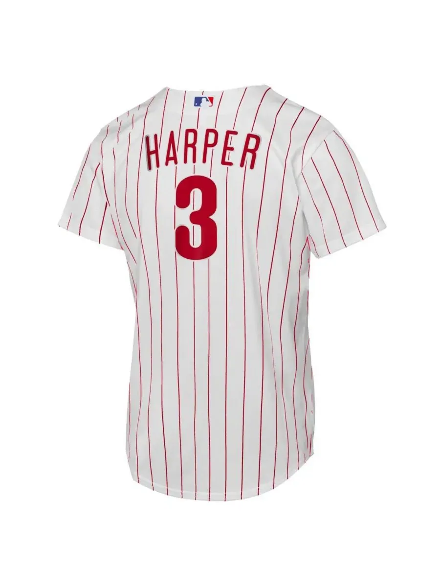 Домашняя футболка Nike Bryce Harper Philadelphia Phillies — изображение 2 из 3, белый