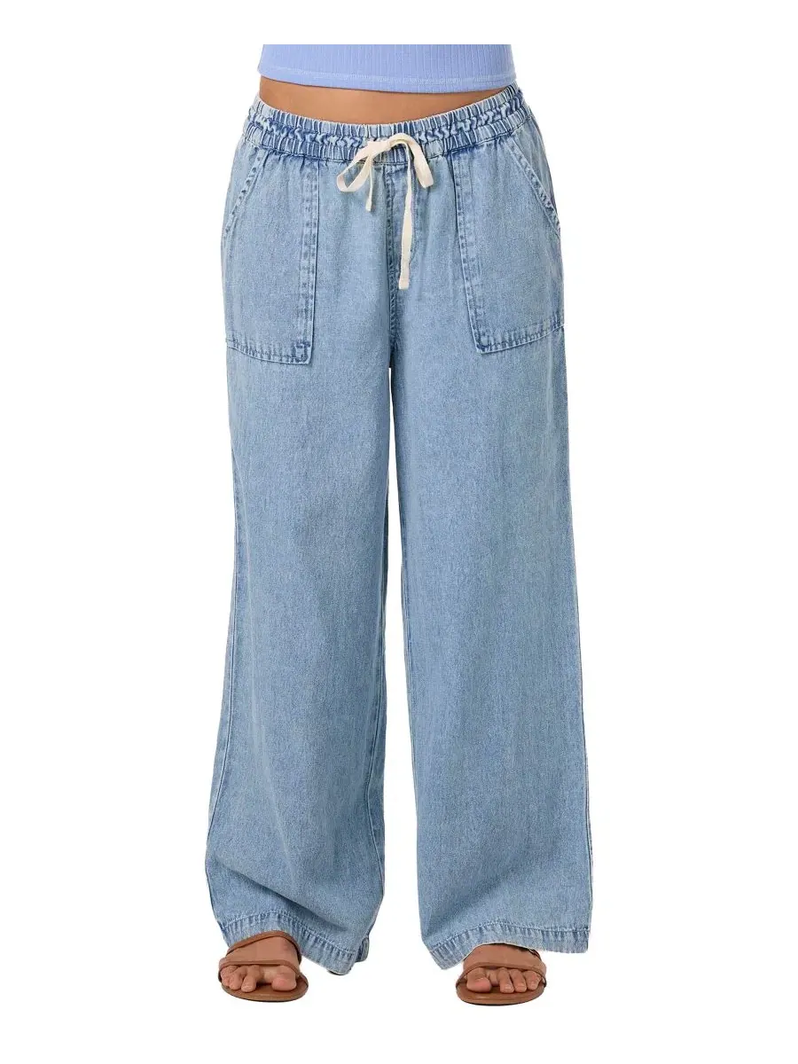 Джинсовые брюки с эластичным поясом Sevie Pull-On Denim Pants O'Neill, Drifter — изображение 1 из 5