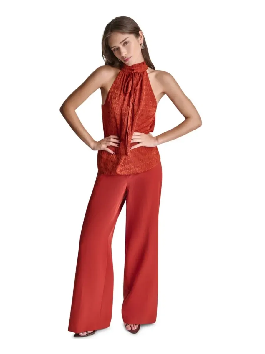 Топ без рукавов с завязкой на шее BCBG, Mesa Rust — изображение 2 из 7